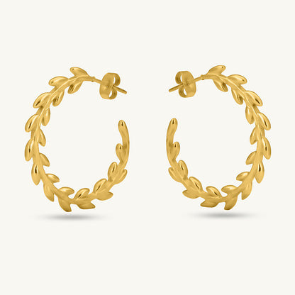 Forest Nymph Hoop Earrings
