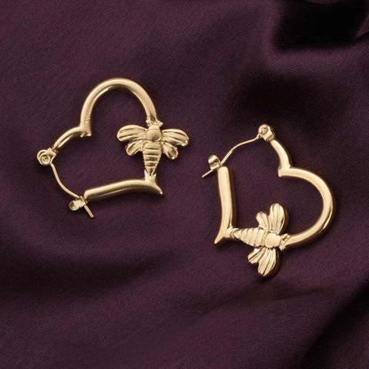 Sweetheart Bee Earrings