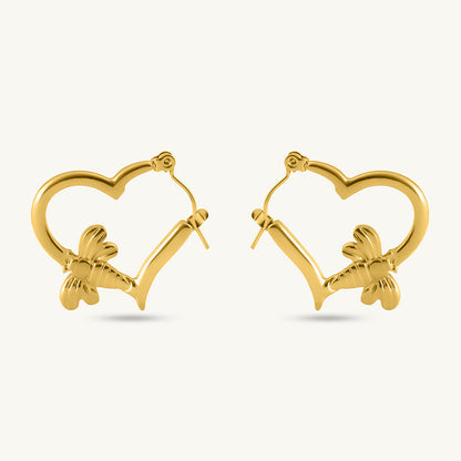 Sweetheart Bee Earrings