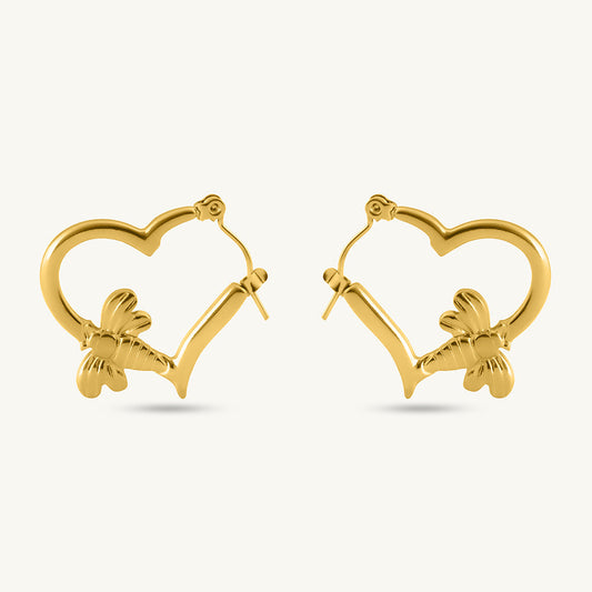 Sweetheart Bee Earrings