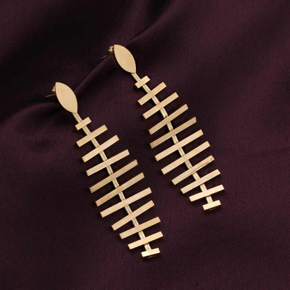 Stacked Bar Earrings