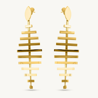 Stacked Bar Earrings