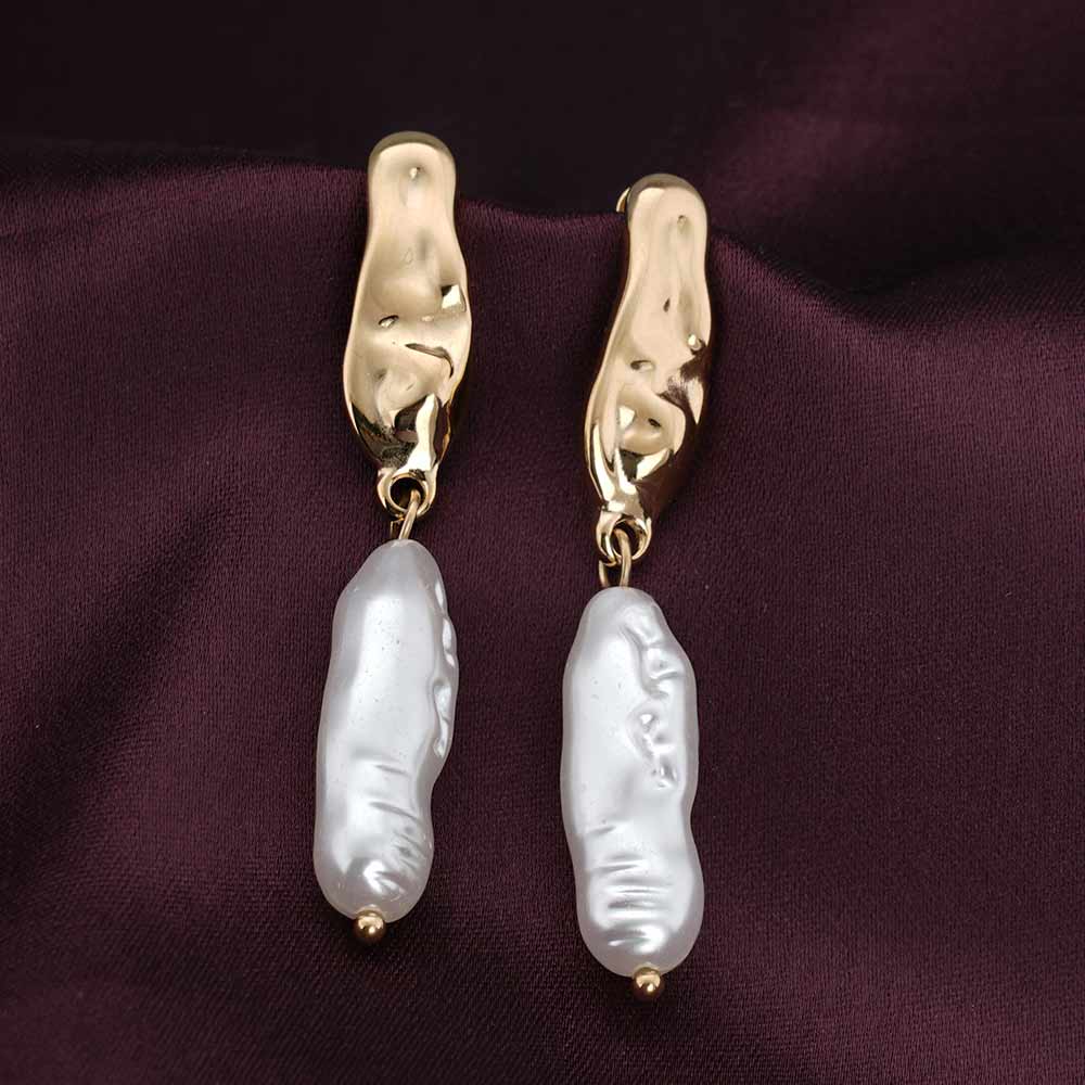 Organic Pearl Earrings