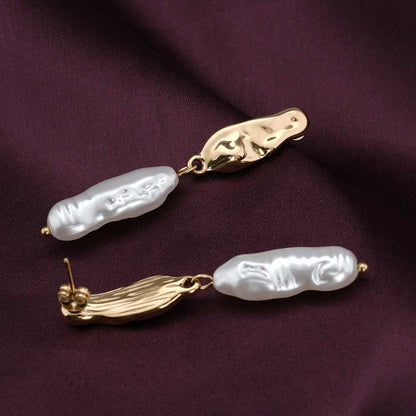 Organic Pearl Earrings
