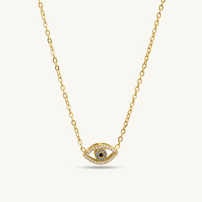 Evil Eye Elegance Gold Necklace