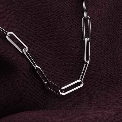 Mixed Meta Chain Link Necklace