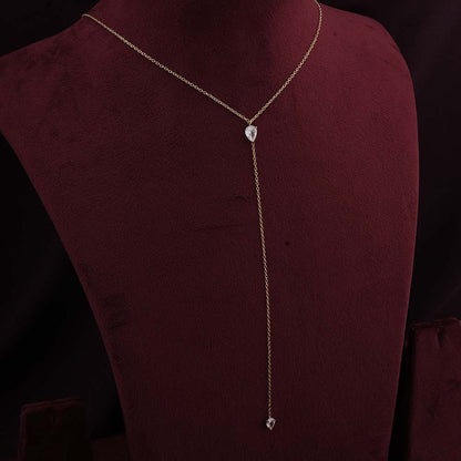 Twin Twinkle Gold Necklace