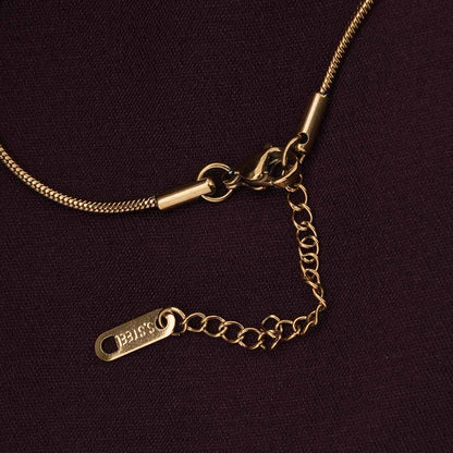 Emerald Embrace Gold Necklace
