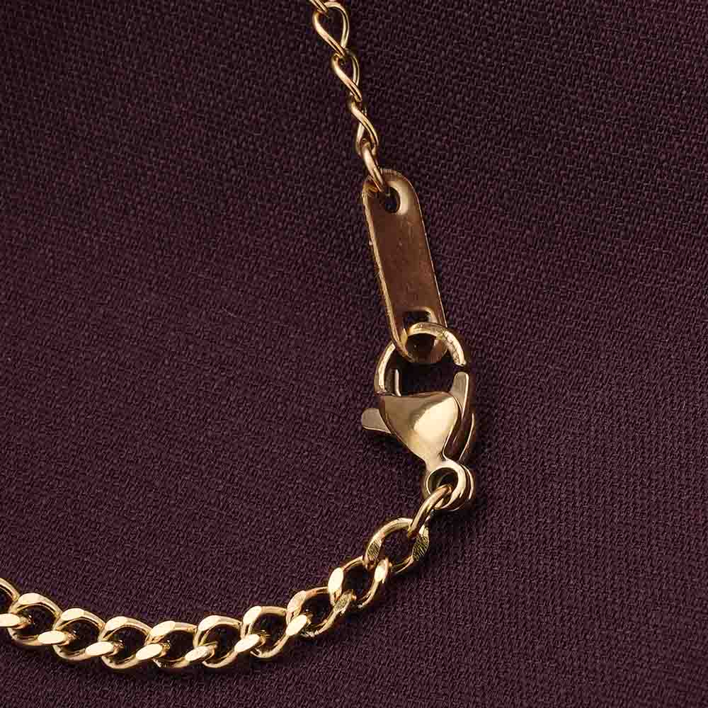 Diamond Dewdrop Brown Birthstone Necklace