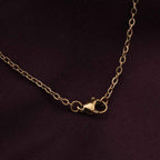 Elegant Gold Chili Pepper Pendant Necklace