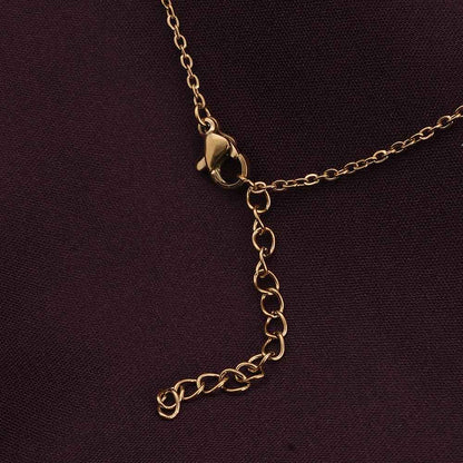 Minimalist Gold Chili Charm Necklace