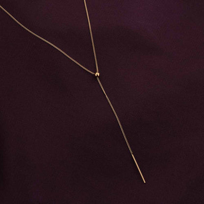 Trendy Sleek Chain Necklace
