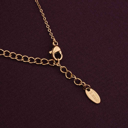 Sparkling Hearts Gold Necklace