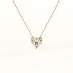 Diamond Allure Bangle Bracelet & Sparkling Hearts Gold Necklace Combo Set