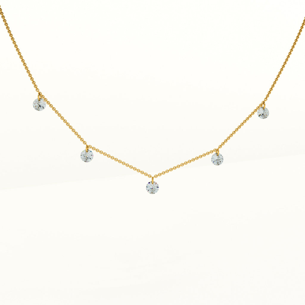Diamond Dreams Gold Necklace