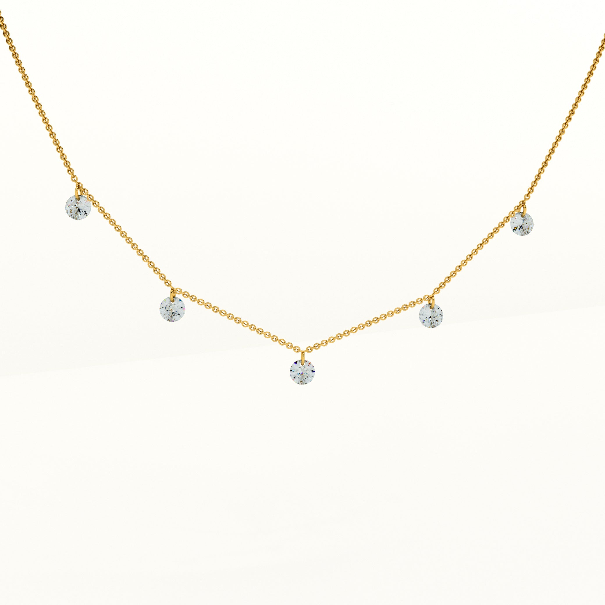 Diamond Dreams Gold Necklace