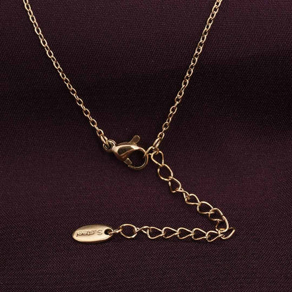 Shinning Four Petals Flower Necklace