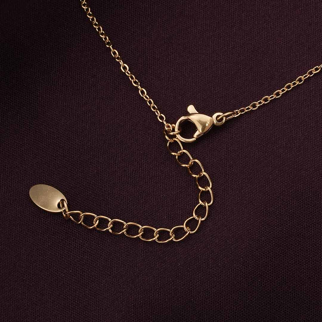 Dizzle Heart Gold Necklace