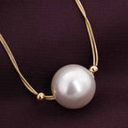 Dainty Pearl Gold Necklace