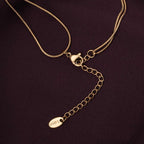 Dainty Pearl Gold Necklace