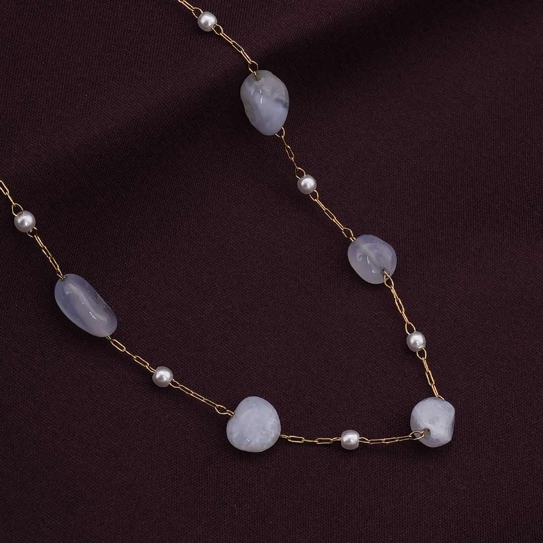Bead Pearl Gold Necklace