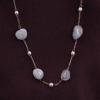 Bead Pearl Gold Necklace