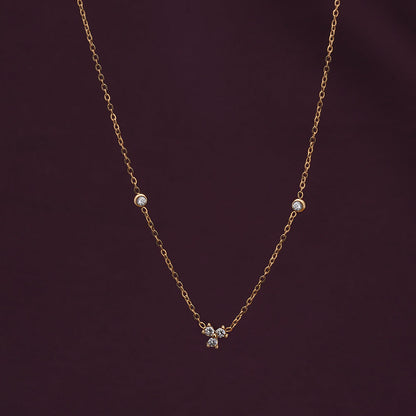 Trio of Twinkle Necklace