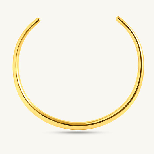Stylish Gold Choker Necklace