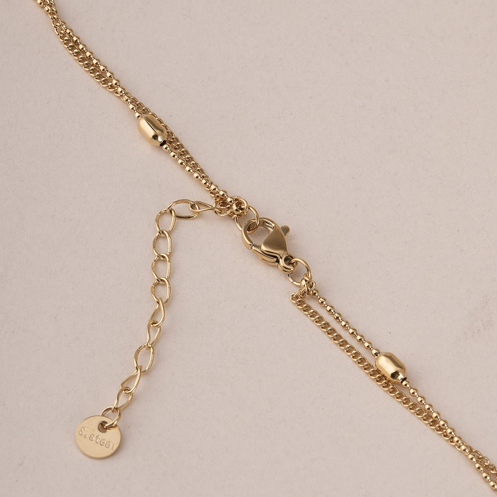 Delicate Gold Heart Layered Necklace