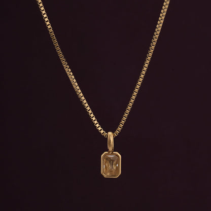 Graceful Macaroon Stone Pendant