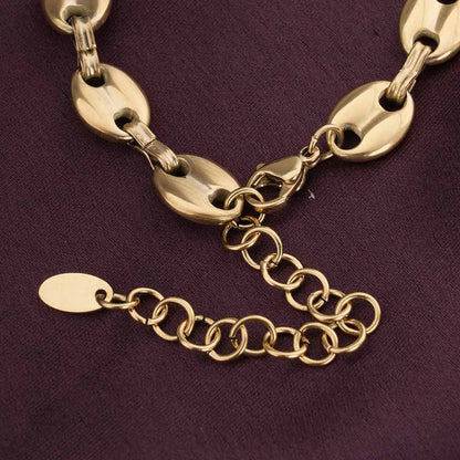 Gold Capsule Link Necklace