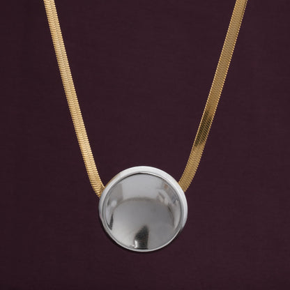Disc Pendant Necklace