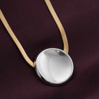 Disc Pendant Necklace