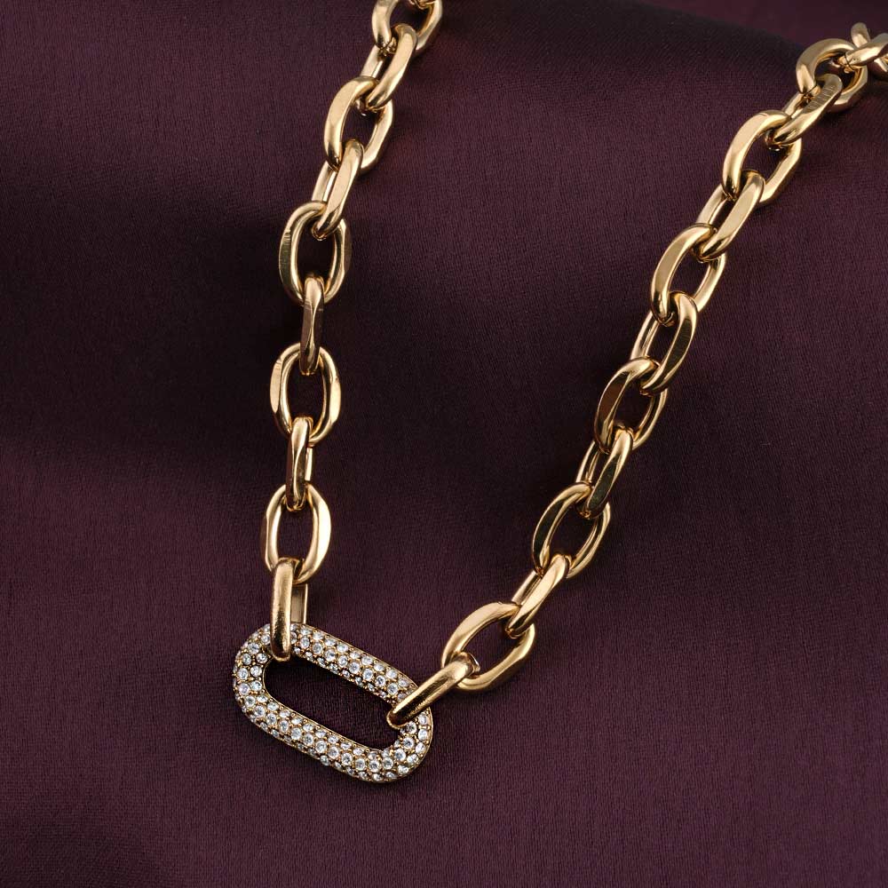Sparkle Link Chain Necklace