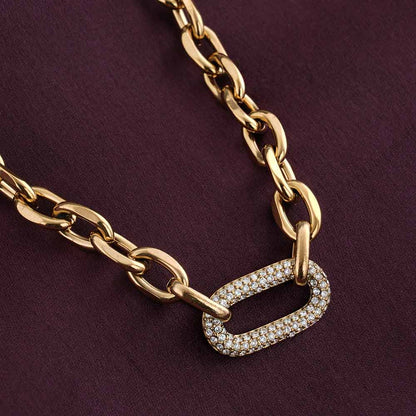 Sparkle Link Chain Necklace