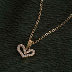 Crystal Heart Pendant Necklace