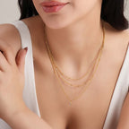 Dainty Layered Gold Necklace