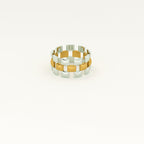 Cubist Chic Multi-coloured Ring