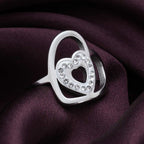Double Heart Ring
