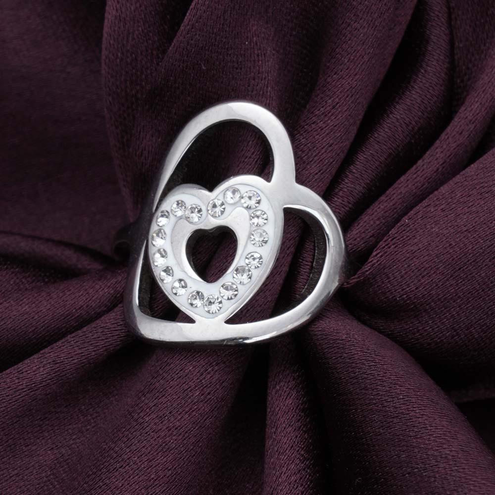 Double Heart Ring