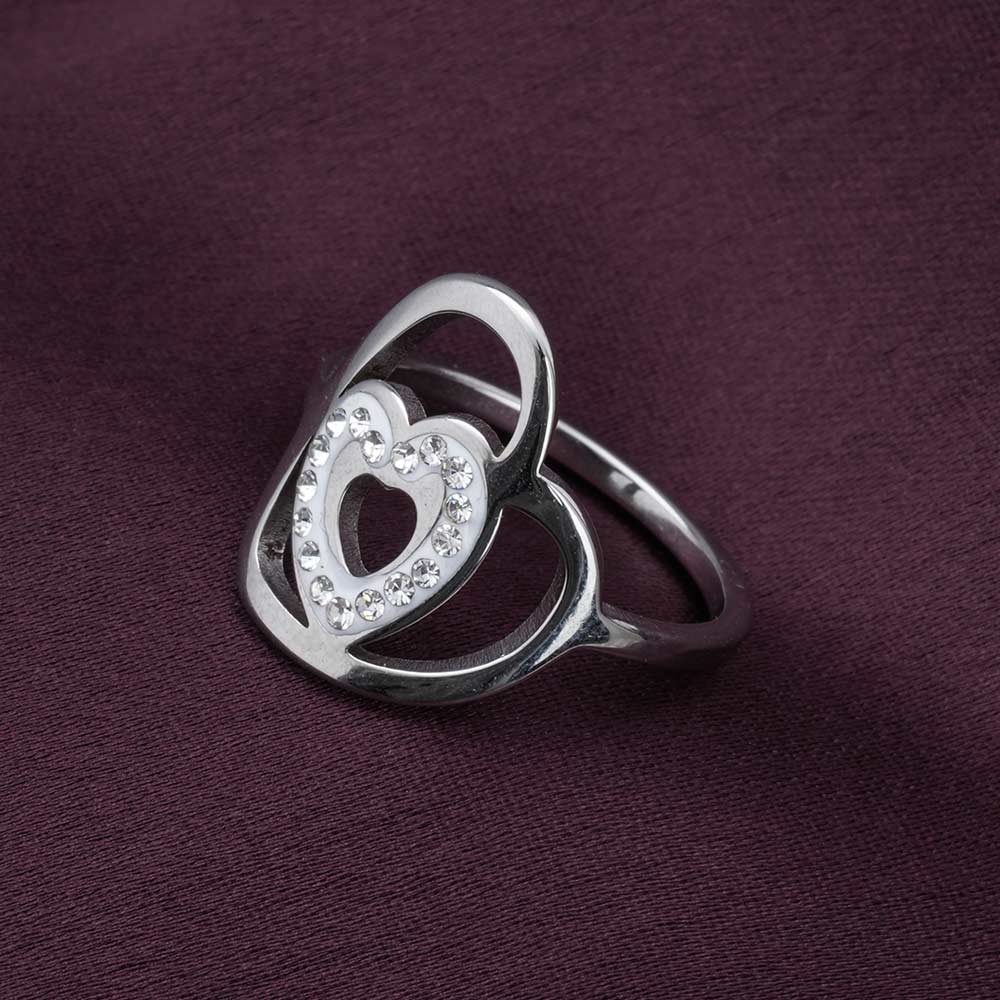 Double Heart Ring