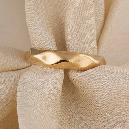 Wave Gold Ring
