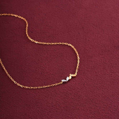 Whispering Leaf Anklet | 18K Gold Vermeil Plated