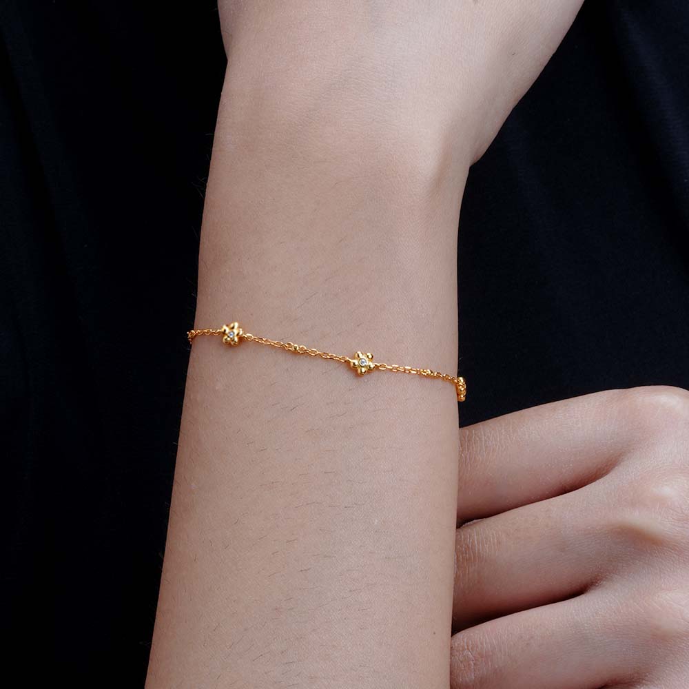 Blossom Phool Bracelet | 18K Gold Vermeil Plated