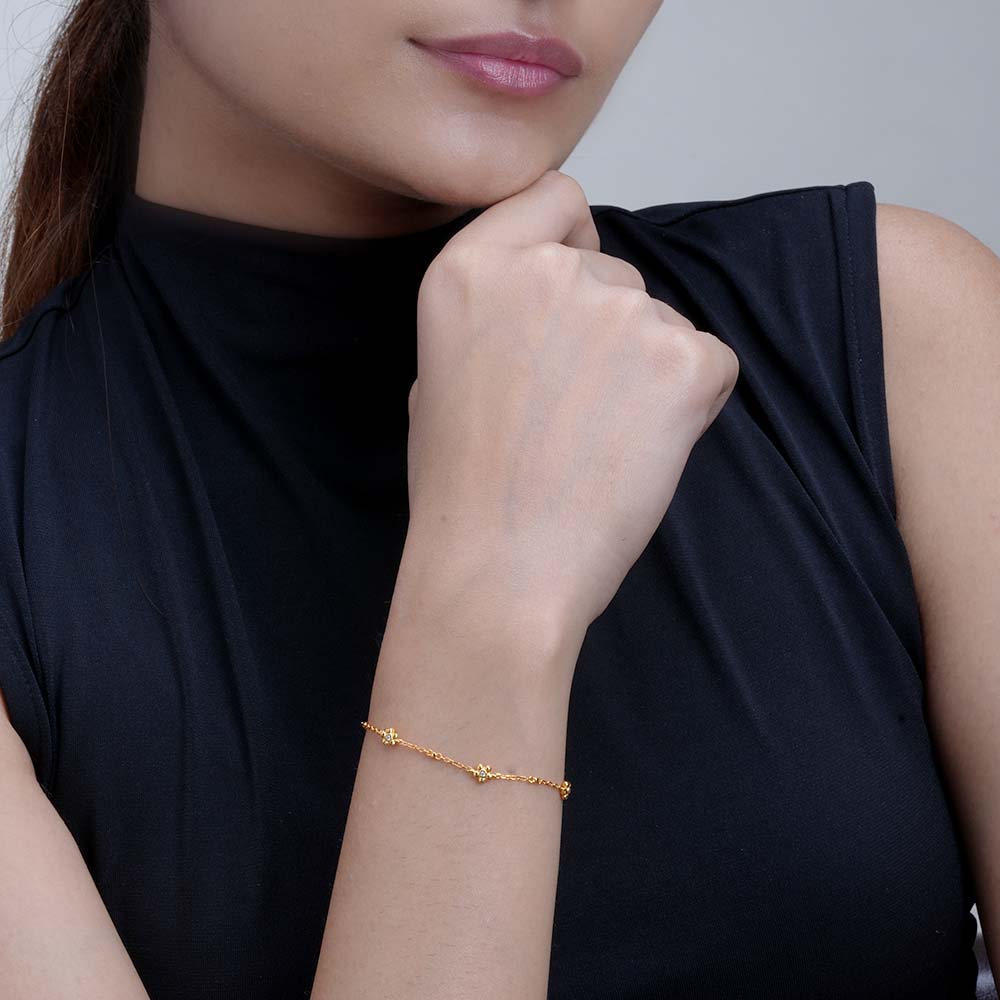 Blossom Phool Bracelet | 18K Gold Vermeil Plated