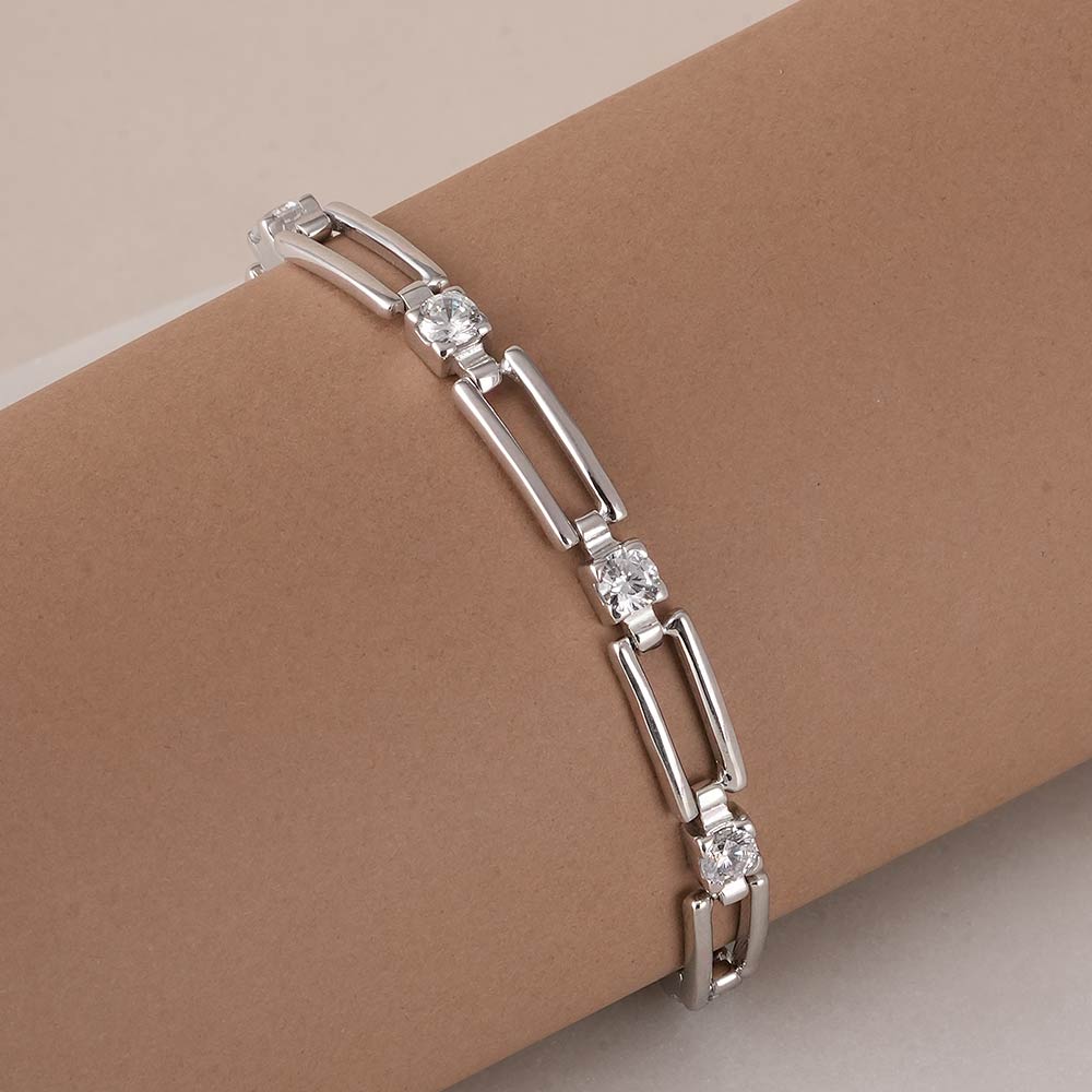 Bar and Dot Bracelet