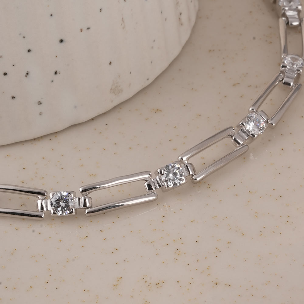 Bar and Dot Bracelet