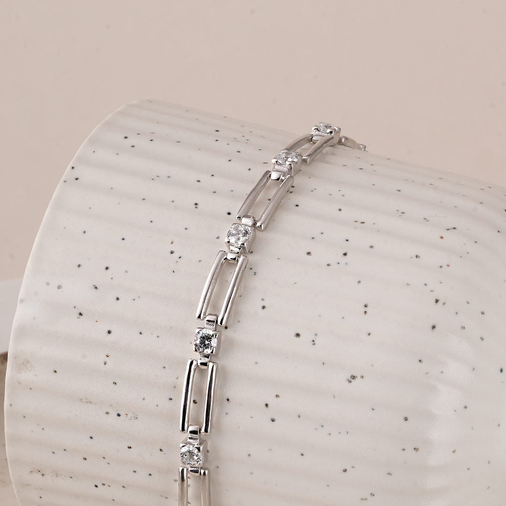 Bar and Dot Bracelet
