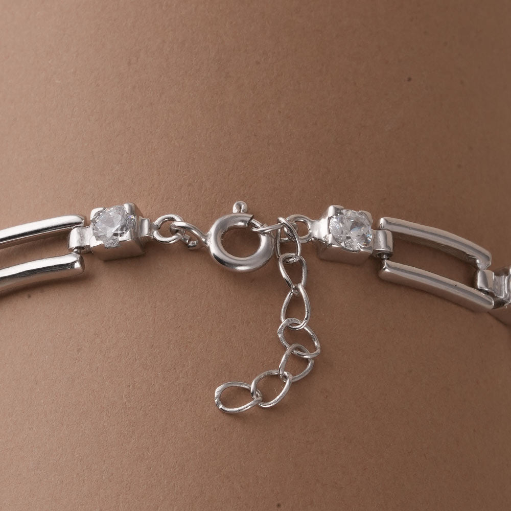 Bar and Dot Bracelet