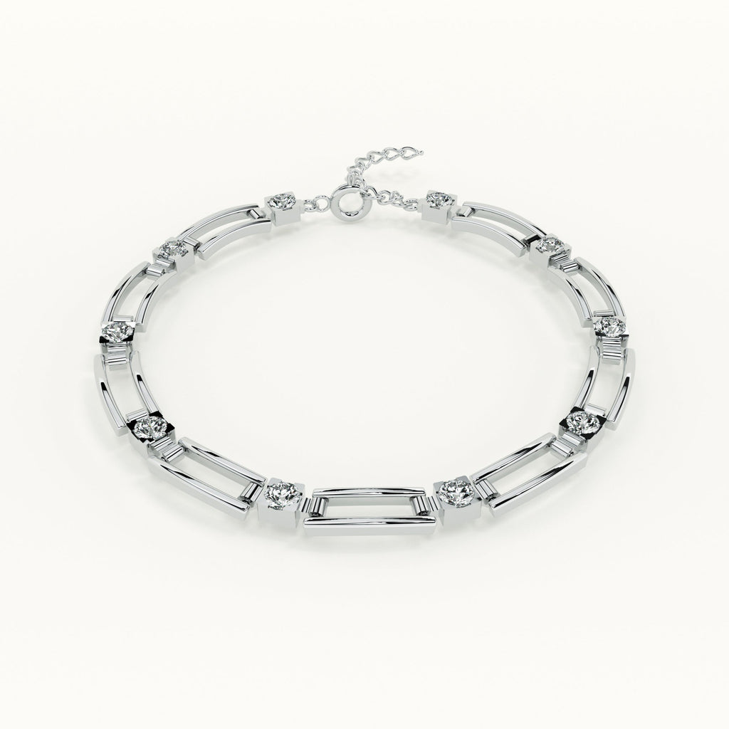 Bar and Dot Bracelet